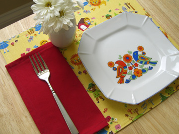 Placemat, Napkins, Cloth