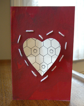 Lacing Heart Cards, Creative Card Design