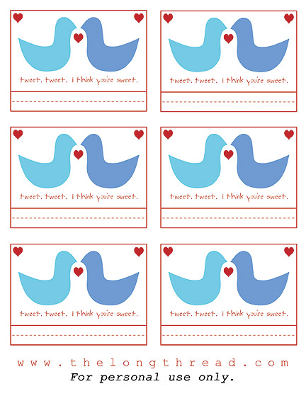 printable valentine hearts. lovebirds-valentine-cards