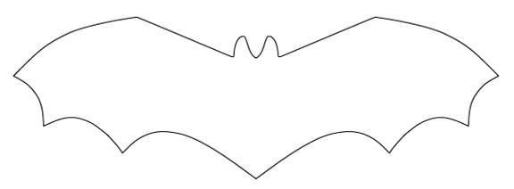 Bat Mask Template