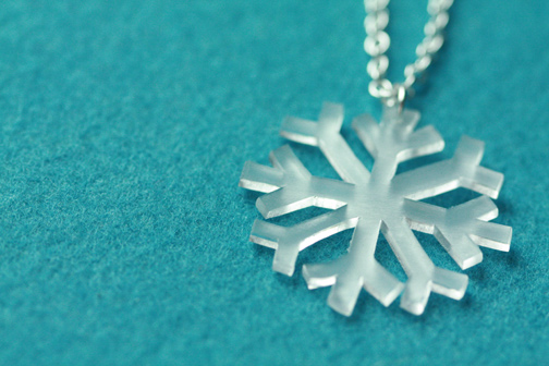 Shrinky Dink Snowflakes